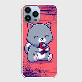 Чехол для iPhone 13 Pro Max с принтом AMONG US   С КОТИКОМ в Ухте,  |  | Тематика изображения на принте: among | among us | amongus | cat | crewmate | game | games | imposter | impostor | logo | monster | sabotage | shhh | амонг | амонг ас | амонгас | игра | игры | импостер | космос | кот | котенок | котик | крюмейт | лого | логотип | логотипы | м