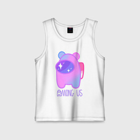 Детская майка хлопок с принтом AMONG US - SPACE в Ухте,  |  | among | among us | amongus | crewmate | game | games | imposter | impostor | logo | monster | sabotage | shhh | амонг | амонг ас | амонгас | игра | игры | импостер | космос | крюмейт | лого | логотип | логотипы | монстр | саботаж | символ | сим