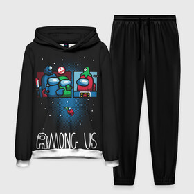Мужской костюм 3D (с толстовкой) с принтом Among Us | I Voted в Ухте,  |  | among | among us | among us imposter | among us impostor | among us импостер | among us импостор | among us космос | амонг ас | новогодний among us
