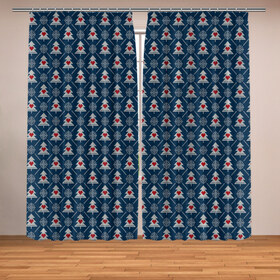 Фотошторы с принтом Ёлочки в Ухте, Блэкаут (светозащита 90%) / Габардин (светозащита 40% | 2 полотна шириной по 145 см; Высота 200-300 см; Крепление: шторная лента (на крючки); | merry christmas | алатырь | бабушкин свитер | ёлка | новый год | орнамент | подарок | рождество | свитер | свитер с оленями | северные узоры | сердечки | снежинки