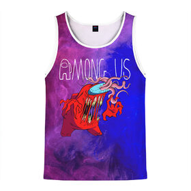 Мужская майка 3D с принтом Among Us (Z) в Ухте, 100% полиэстер | круглая горловина, приталенный силуэт, длина до линии бедра. Пройма и горловина окантованы тонкой бейкой | among us | among us 2 | amongus | impostor | innersloth | medbay | sus | аманг ас | амонгас | амонгус | импостор | предатель | самозванец | среди нас