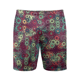 Мужские шорты спортивные с принтом CORONAVIRUS в Ухте,  |  | corona virus | coronavirus | covid 19 | infection | mask | pandem | virus | болезнь | больница | вирус | грипп | зараза | инфекция | карантин | ковид 19 | корона вирус | коронавирус | лихорадка | маска | медицинская маска | пандемия