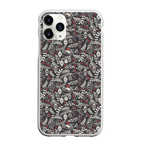 Чехол для iPhone 11 Pro Max матовый с принтом Новый Год в Ухте, Силикон |  | christmas | merry christmas | santa claus | дед мороз | ёлка | новый год | подарок | праздник | санта клаус | снегурочка | снежинки