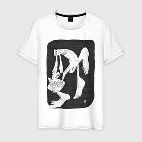 Мужская футболка хлопок с принтом зависть и алчность в Ухте, 100% хлопок | прямой крой, круглый вырез горловины, длина до линии бедер, слегка спущенное плечо. | 