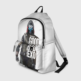 Рюкзак 3D с принтом Destiny 2 в Ухте, 100% полиэстер | лямки с регулируемой длиной, сверху петелька, чтобы рюкзак можно было повесить на вешалку. Основное отделение закрывается на молнию, как и внешний карман. Внутри два дополнительных кармана, один из которых закрывается на молнию. По бокам два дополнительных кармашка | desteny | destiny | game | дестени | игра | игры | кейд