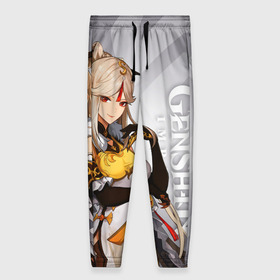 Женские брюки 3D GENSHIN IMPACT, НИН ГУАН: в Ухте, полиэстер 100% | прямой крой, два кармана без застежек по бокам, с мягкой трикотажной резинкой на поясе и по низу штанин. В поясе для дополнительного комфорта — широкие завязки | genshin impact | ningguang | геншин импакт | игры | нин гуан | персонажи