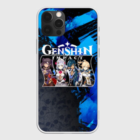 Чехол для iPhone 12 Pro Genshin Impact: в Ухте, силикон | область печати: задняя сторона чехла, без боковых панелей | action | game | genshin | genshin impact | impact | mihoyo limited | rpg | игра