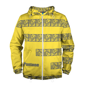 Мужская ветровка 3D Узор Pantone 2021: в Ухте, 100% полиэстер | подол и капюшон оформлены резинкой с фиксаторами, два кармана без застежек по бокам, один потайной карман на груди | abstraction | colors of the year | illuminating | leaves | stripes | texture | ultimate grey | абстракция | листья | полосы | текстура | цвета года