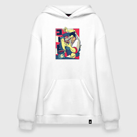 Худи SuperOversize хлопок с принтом Кофе для самурая в Ухте, 70% хлопок, 30% полиэстер, мягкий начес внутри | карман-кенгуру, эластичная резинка на манжетах и по нижней кромке, двухслойный капюшон
 | art | coffee | cyberpunk samurai | ninja | oni | ronin | samurai | shogun | арт | киберпанк самурай | кофе | мерч | мужик | мужчина | пресс | прикол | путь воина | путь война | ронин | сёгун | сепукку | токио | френч | харакири