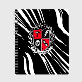 Тетрадь с принтом umbrella academy в Ухте, 100% бумага | 48 листов, плотность листов — 60 г/м2, плотность картонной обложки — 250 г/м2. Листы скреплены сбоку удобной пружинной спиралью. Уголки страниц и обложки скругленные. Цвет линий — светло-серый
 | academy | umbrella | umbrella academy | адам годли | академия | академия амбрелла | амбрелла | дэвид кастанеда | колм фиори | кэмерон бриттон | мэри джей блайдж
джон магаро | роберт шиэн | том хоппер | эллиот пейдж