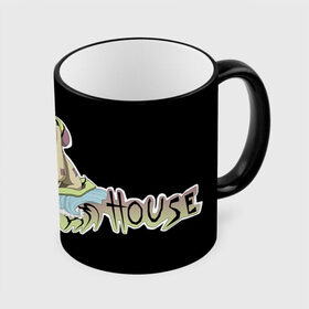 Кружка с принтом Маха Горячева в Ухте, керамика | ёмкость 330 мл | dreamteam | dreamteamhouse | tiktok | wildjam | дримтим