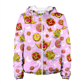 Женская куртка 3D с принтом Сейлор Мун в Ухте, ткань верха — 100% полиэстер, подклад — флис | прямой крой, подол и капюшон оформлены резинкой с фиксаторами, два кармана без застежек по бокам, один большой потайной карман на груди. Карман на груди застегивается на липучку | anime | halloween | japan | manga | sailor moon | аниме | девочка | девочкам | девушка | лунная призма | манга | сейлор мун | сэйлор мун | хеллоуин | хэллоуин | япония