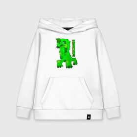 Детская толстовка хлопок с принтом Minecraft в Ухте, 100% хлопок | Круглый горловой вырез, эластичные манжеты, пояс, капюшен | Тематика изображения на принте: minecraft | алекс | белый | блоки | ведьма | взрывчатка | визера | волк | гаст | добывать | дракон | зеленый куб | зомби | игра | крафт | крипер | кубики | лошадка | майн | майнкрафт | манкрафт | овечка | оцелот