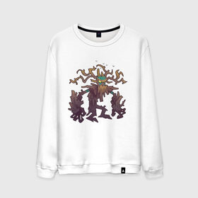 Мужской свитшот хлопок с принтом TRDGARPG, Worthy Heart hunter, концепт арт, Дерево, персонаж в Ухте, 100% хлопок |  | 