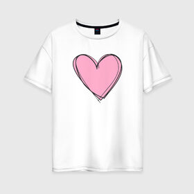 Женская футболка хлопок Oversize с принтом Love в Ухте, 100% хлопок | свободный крой, круглый ворот, спущенный рукав, длина до линии бедер
 | 1 годик | love | дети | детские | любовь | малыш | малыши | ребенок