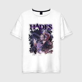Женская футболка хлопок Oversize Hades Nyx (Z): в Ухте, 100% хлопок | свободный крой, круглый ворот, спущенный рукав, длина до линии бедер
 | aid | hades | nyx | roguelike | thanatos | zagreus | аид | гадес | загрей | никс | рогалик | танатос