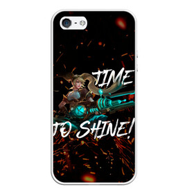 Чехол для iPhone 5/5S матовый с принтом Layla Mobile Legends в Ухте, Силикон | Область печати: задняя сторона чехла, без боковых панелей | 5v5 | bang bang | dota | game | heroes | kill | legends | moba | mobile | mobile legends | mobile moba | pvp | герои | дота | игра | легенда | моба | мобла