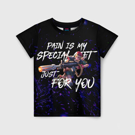 Детская футболка 3D с принтом Mobile Legends - Kimmy в Ухте, 100% гипоаллергенный полиэфир | прямой крой, круглый вырез горловины, длина до линии бедер, чуть спущенное плечо, ткань немного тянется | Тематика изображения на принте: 5v5 | bang bang | dota | game | heroes | kill | legends | moba | mobile | mobile legends | mobile moba | pvp | герои | дота | игра | легенда | моба | мобла