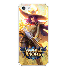 Чехол для iPhone 5/5S матовый с принтом Mobile legends в Ухте, Силикон | Область печати: задняя сторона чехла, без боковых панелей | 5v5 | bang bang | dota | game | heroes | kill | legends | moba | mobile | mobile legends | mobile moba | pvp | герои | дота | игра | легенда | моба | мобла