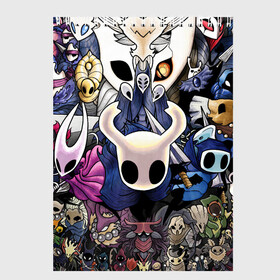 Скетчбук с принтом HOLLOW KNIGHT в Ухте, 100% бумага
 | 48 листов, плотность листов — 100 г/м2, плотность картонной обложки — 250 г/м2. Листы скреплены сверху удобной пружинной спиралью | Тематика изображения на принте: hollow knight | silk song | silksong | босс | ложный рыцарь | матка жужж | силк сонг | холлоу кнайт | холлоу найт
