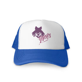 Кепка тракер с сеткой с принтом Moxes Gang CP 2077 в Ухте, трикотажное полотно; задняя часть — сетка | длинный козырек, универсальный размер, пластиковая застежка | city | cyberpunk | gang | moxes | night | андроид | киберпанк | киборг | найт | робот | сити