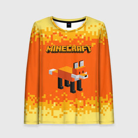 Женский лонгслив 3D с принтом Minecraft в Ухте, 100% полиэстер | длинные рукава, круглый вырез горловины, полуприлегающий силуэт | minecraft | алекс | белый | блоки | ведьма | взрывчатка | визера | волк | гаст | добывать | дракон | зеленый куб | зомби | игра | крафт | крипер | кубики | лошадка | майн | майнкрафт | манкрафт | овечка | оцелот