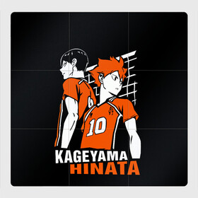 Магнитный плакат 3Х3 с принтом Haikyuu Hinata Kageyama в Ухте, Полимерный материал с магнитным слоем | 9 деталей размером 9*9 см | anime | haiku | haikuu | haikyu | haikyuu | hinata | kageyama | karasuno | shoe | аниме | атака титанов | ван пис | волейбол | кагеяма | карасуно | наруто | некома | хайку | хината | чиби | шариторидзава | шое