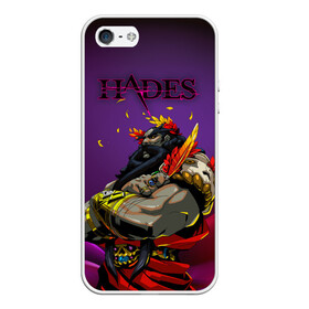 Чехол для iPhone 5/5S матовый Hades: в Ухте, Силикон | Область печати: задняя сторона чехла, без боковых панелей | game | games | hades | аид | арт | загрей | хадес | хадэс