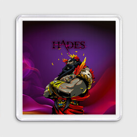Магнит 55*55 Hades: в Ухте, Пластик | Размер: 65*65 мм; Размер печати: 55*55 мм | game | games | hades | аид | арт | загрей | хадес | хадэс