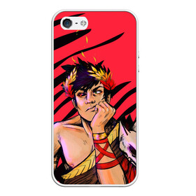 Чехол для iPhone 5/5S матовый Hades: в Ухте, Силикон | Область печати: задняя сторона чехла, без боковых панелей | game | games | hades | аид | арт | загрей | хадес | хадэс