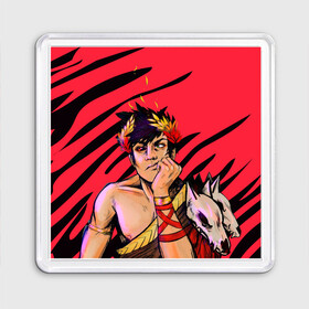 Магнит 55*55 Hades: в Ухте, Пластик | Размер: 65*65 мм; Размер печати: 55*55 мм | game | games | hades | аид | арт | загрей | хадес | хадэс