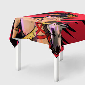 Скатерть 3D с принтом Hades в Ухте, 100% полиэстер (ткань не мнется и не растягивается) | Размер: 150*150 см | Тематика изображения на принте: game | games | hades | аид | арт | загрей | хадес | хадэс