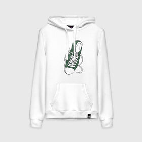 Женская толстовка с принтом кроссовок в Ухте, френч-терри, мягкий теплый начес внутри (100% хлопок) | карман-кенгуру, эластичные манжеты и нижняя кромка, капюшон с подкладом и шнурком | влюбленных | день святого валентина | для двоих | для пар | кеды | кроссовок | парные | подарок | симпсоны