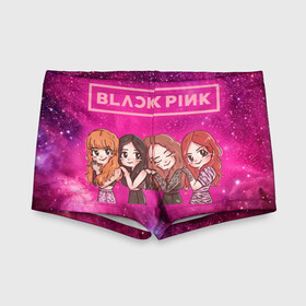 Детские купальные плавки 3D с принтом Black Pink в Ухте, Полиэстер 85%, Спандекс 15% | Слитный крой, подклад по переду изделия, узкие бретели | Тематика изображения на принте: blackpink | blink | bts | exo | icecream | jennie | jisoo | korea | kpop | lisa | love | rose | блекпинк | девушки | корея | кпоп | музыка