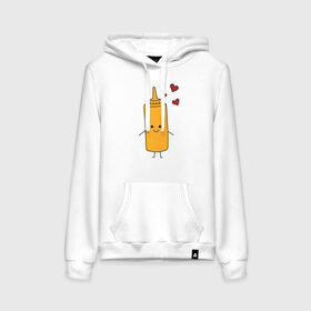 Женская толстовка с принтом горчица в Ухте, френч-терри, мягкий теплый начес внутри (100% хлопок) | карман-кенгуру, эластичные манжеты и нижняя кромка, капюшон с подкладом и шнурком | влюбленных | горчица | день святого валентина | для двоих | для пар | еда | кетчуп | милый | парные | подарок