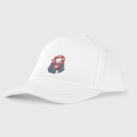 Детская бейсболка с принтом Undertale в Ухте, 100% хлопок | классический козырек, металлическая застежка-регулятор размера | Тематика изображения на принте: game | games | undertale | андертеил | андертэйл | игра | игры | приключения | скелет