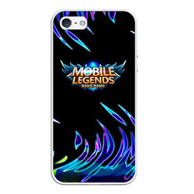 Чехол для iPhone 5/5S матовый с принтом Mobile Legends Bang Bang в Ухте, Силикон | Область печати: задняя сторона чехла, без боковых панелей | bang bang | logo | logo game | moba | mobile legends | mobile moba | логотипы игр | моба | мобайл легенд | мобайл легендс | мобильные игры | мобильные легенды