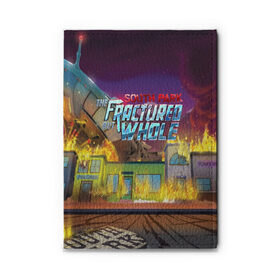 Обложка для автодокументов Южный Парк South Park: в Ухте, натуральная кожа |  размер 19,9*13 см; внутри 4 больших “конверта” для документов и один маленький отдел — туда идеально встанут права | south park | ubisoft | woodland critter christmas | кенни | мультсериал | стэн | южный парк