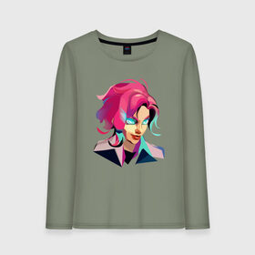 Женский лонгслив хлопок с принтом Мейв паладинс в Ухте, 100% хлопок |  | игра | мейв | паладинс | персонаж.