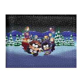 Обложка для студенческого билета ЮЖНЫЙ ПАРК: в Ухте, натуральная кожа | Размер: 11*8 см; Печать на всей внешней стороне | south park | ubisoft | woodland critter christmas | кенни | мультсериал | стэн | южный парк