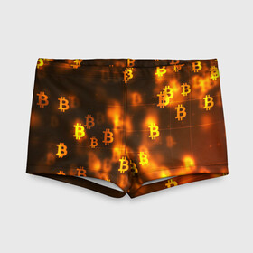 Детские купальные плавки 3D с принтом BITCOIN KRYPTONATE в Ухте, Полиэстер 85%, Спандекс 15% | Слитный крой, подклад по переду изделия, узкие бретели | Тематика изображения на принте: bitcoin | btc | биткоин | валюта | деньги | криптовалюта