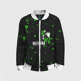 Детский бомбер 3D с принтом 424 в Ухте, 100% полиэстер | застегивается на молнию, по бокам два кармана без застежек, мягкие манжеты, по низу бомбера и на воротнике — эластичная резинка | Тематика изображения на принте: 4242