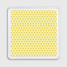 Магнит 55*55 с принтом Пикачу в Ухте, Пластик | Размер: 65*65 мм; Размер печати: 55*55 мм | pikachu | pokemon | аниме | монстр | пикачу | покемон