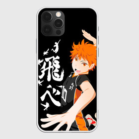 Чехол для iPhone 12 Pro с принтом ВОЛЕЙБОЛ!! / HAIKYUU!! в Ухте, силикон | область печати: задняя сторона чехла, без боковых панелей | Тематика изображения на принте: anime | haikyu | haikyuu | karasuno | аниме | волейбол | ворон | карасуно | манга | мяч | сёё хината