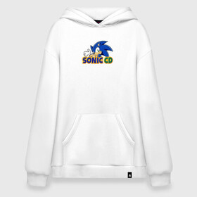 Худи SuperOversize хлопок с принтом Sonic CD в Ухте, 70% хлопок, 30% полиэстер, мягкий начес внутри | карман-кенгуру, эластичная резинка на манжетах и по нижней кромке, двухслойный капюшон
 | hedgehog | metal sonic | silver | silver the hedgehog | sonic | sonic boom | sonic the hedgehog | ёж сонник | игры | соник | фильмы