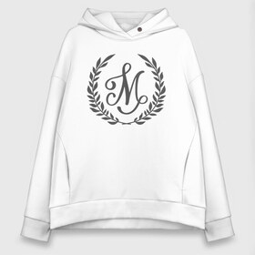 Женское худи Oversize хлопок с принтом буква имени М (имя впишите внизу) в Ухте, френч-терри — 70% хлопок, 30% полиэстер. Мягкий теплый начес внутри —100% хлопок | боковые карманы, эластичные манжеты и нижняя кромка, капюшон на магнитной кнопке | вписать имя | добавить имя | имена | имя | инициалы | мадина | майя | макар | макс | максим | малика | марина | мария | марк | мартарита | матвей | маша | мила | милена | михаил | миша | монограмма