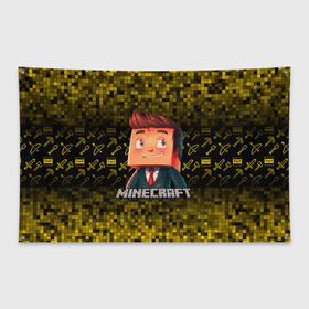 Флаг-баннер с принтом Minecraft в Ухте, 100% полиэстер | размер 67 х 109 см, плотность ткани — 95 г/м2; по краям флага есть четыре люверса для крепления | minecraft | алекс | белый | блоки | ведьма | взрывчатка | визера | волк | гаст | добывать | дракон | зеленый куб | зомби | игра | крафт | крипер | кубики | лошадка | майн | майнкрафт | манкрафт | овечка | оцелот