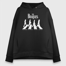 Женское худи Oversize хлопок с принтом The Beatles в Ухте, френч-терри — 70% хлопок, 30% полиэстер. Мягкий теплый начес внутри —100% хлопок | боковые карманы, эластичные манжеты и нижняя кромка, капюшон на магнитной кнопке | 1960 | 1970 | 60 | 70 | abbey | be | beatles | it | john | lennon | let | revolver | road | rock | submarine | the | yellow | yesterday | битлз | битлс | джон | джордж | леннон | маккартни | пол | ринго | рок | старр | харрисон