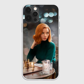 Чехол для iPhone 12 Pro Max с принтом Queens Gambit Ход Королевы в Ухте, Силикон |  | the queens gambit | бэт хармон | королева | милая девушка | рыжая | рыжая девушка | сериал | сериал про шахматы | ход королевы | шахматы | элизабет хармон