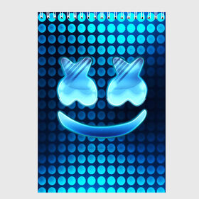 Скетчбук с принтом Marshmello в Ухте, 100% бумага
 | 48 листов, плотность листов — 100 г/м2, плотность картонной обложки — 250 г/м2. Листы скреплены сверху удобной пружинной спиралью | christopher comstock | dj | fortnite | game | gamer | marshmello | music | диджей | игры | клубная музыка | клубняк | крис комсток | маршмеллоу | музыка | фортнайт
